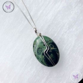 Kambaba Jasper Oval Pendant